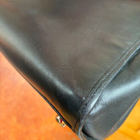 Coach Gramercy Satchel in Black Leather - Picture 7 of 14